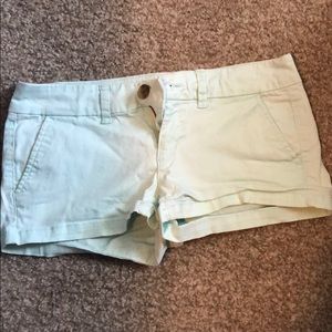 Teal shorts